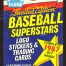 1987 Fleer Ltd Edition Baseball Superstars Set
