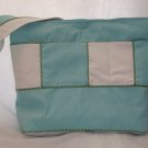 UB181 Aqua and White Handbag