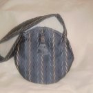 UB227 Blue swirl Circle handbag