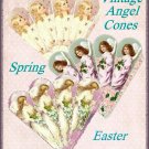 Vintage Easter Angel Cone Ornaments - Digital Download ONLY