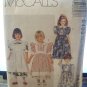 McCalls Childrens Girls Size CL 6,7,8 Dess and Pinafore Sewing Pattern 6403