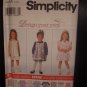 Simplicity Adorable 9 Great Looks!  Toddler Dress Sewing Pattern 7398 Size AA 1/2,1,2