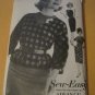 Vintage Advance Sewing Pattern 3082 Misses size 14 Dress & Overblouse FREE SHIPPING
