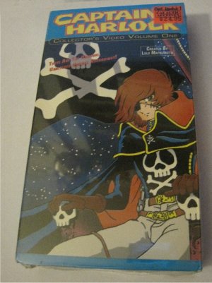 RARE Captain Harlock - Collector's Video Volume One 2 Complete UNCUT Tv Episodes