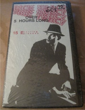 Dick Tracy 15 episodes 5 Hours VHS Sealed NEW