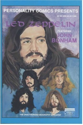 Led Zeppelin Featuring John Bonham Personality Comic Book Unauthorized Biography FREE SHIPPING