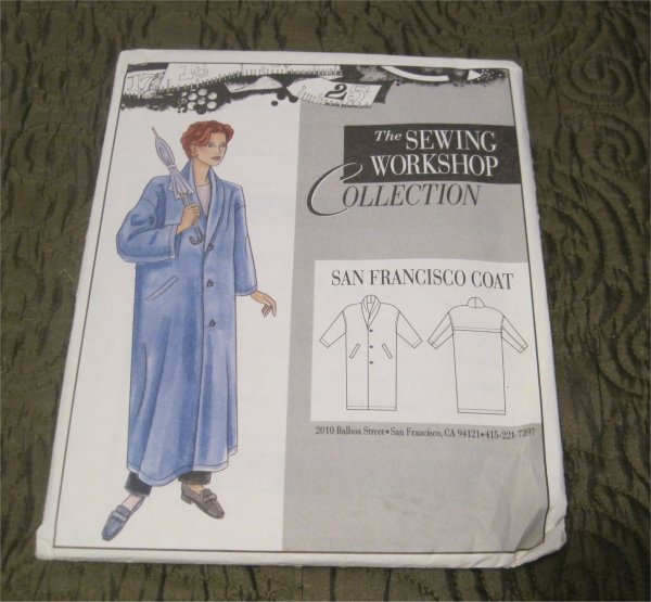 The Sewing Collection San Francisco Coat, Size 8 10 12 14 16