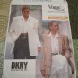 Vintage Vogue 2373 DKNY Misses Jacket Blazer Pattern sz 6, 8, 10