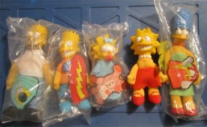 burger king simpsons dolls