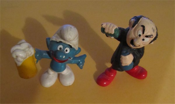 smurfs figures 1970s