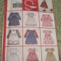 Butterick Pattern 6955 Toddler's Dress & Pinafore Sizes 1 2 3 4