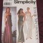 Simplicity Pattern 9484 Bustier Bridal Prom Evening Gown Formal Dress Size 4,6,8,10