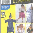 Childrens Sewing patterns Costumes Scarecrow,Wizard,Angel + Uncut