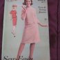Advance 3142 Sew Easy Teen & Junior Two Piece Dress Vintage Pattern Size12