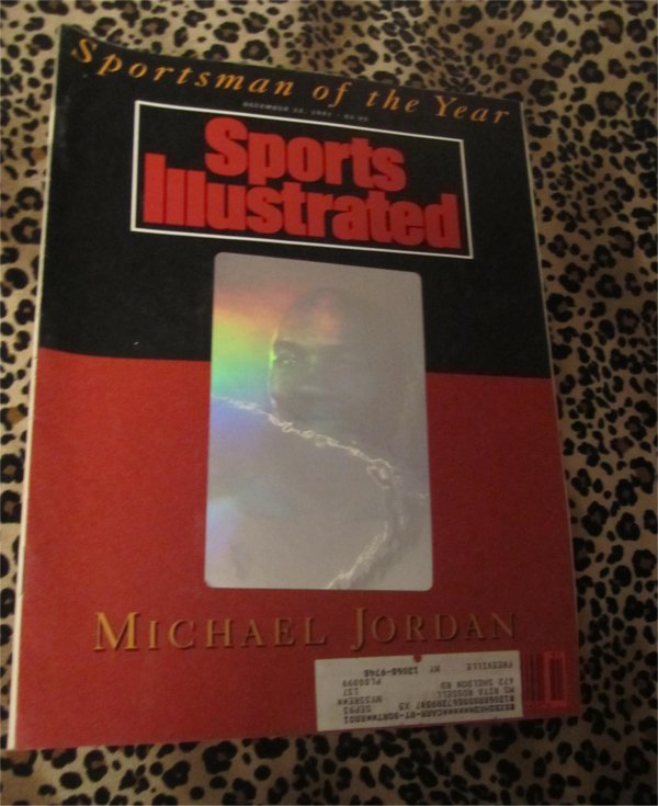 1991 Sports Illustrated Michael Jordan Sportsman of The Year Hologram