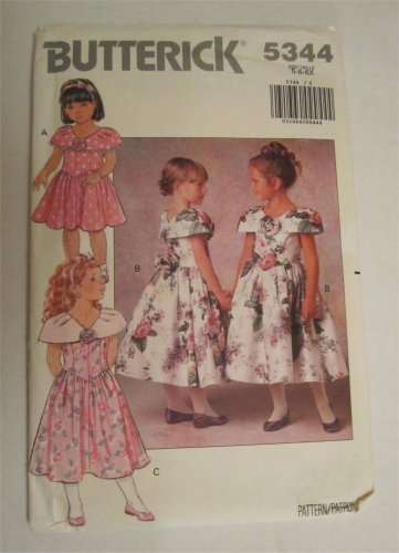 Butterick Adorable Toddler  Formal  Dress  Sewing Pattern  