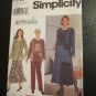 Simplicity Pattern # 8246 UNCUT Misses Top Skirt Pants Size 12,14,16