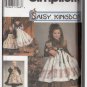 Simplicity 9723 Daisy Kingdom  Childs Dress and Dress for 18" Doll Sewing Pattern Daisy Kingdom
