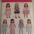 2014 SIMPLICITY Craft 1484 American Girl Sized Sewing Pattern 18" Doll Clothes Uncut FREE SHIPPING