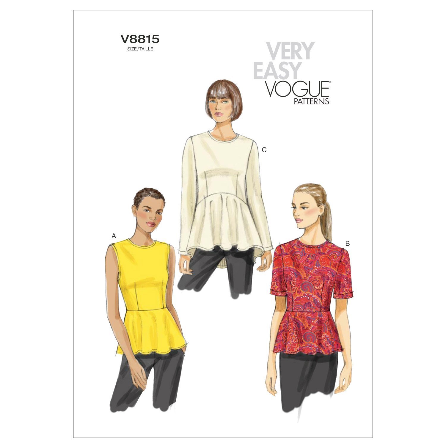 Vogue выкройки. Very easy Vogue выкройки. Vogue patterns.