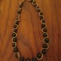 Kenneth Jay Lane KJL Costume Jewelry Black Beaded Gold Chain Necklace FREE SHIPPING