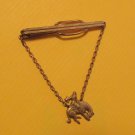 Signed Hickok Vintage Hanging Chain Tie Bar Rodeo Chain Bronco 1950's