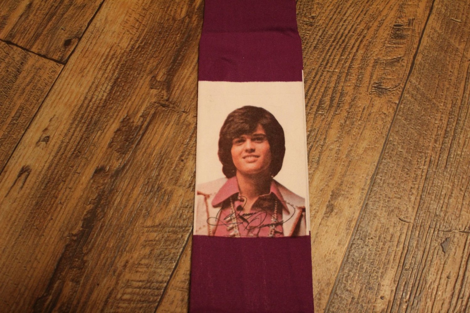 RARE 70s Donny Osmond Fan Club Purple Socks VINTAGE MINT!!!