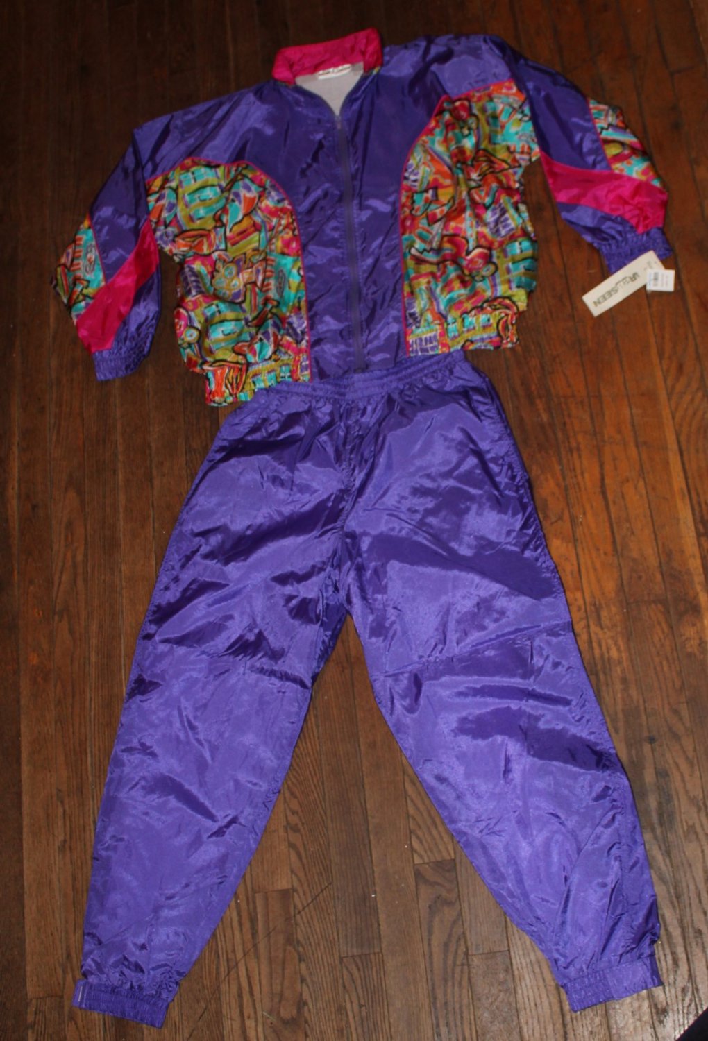 90's windbreaker sweatsuit