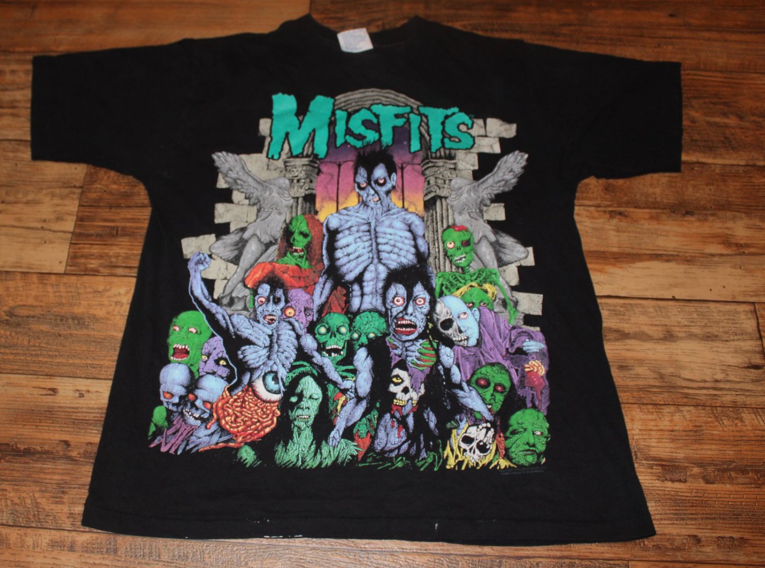 RARE 90s Vintage Official Misfits 1997 Concert Band Shirt FREE 