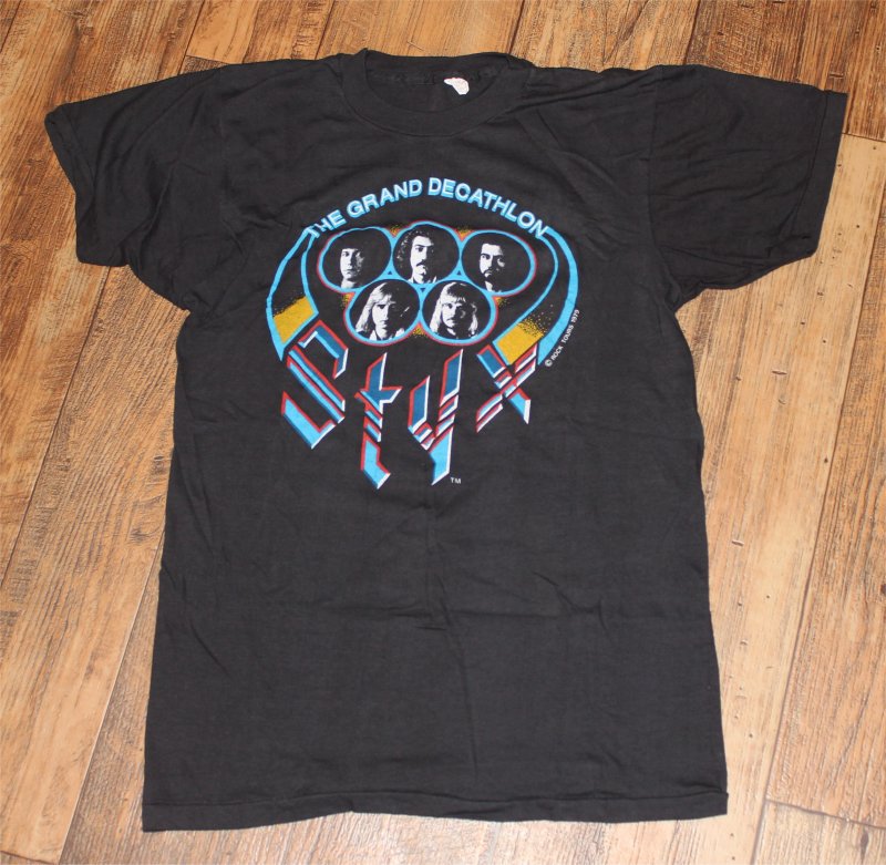 RARE Original Official STYX The Grand Decathlon Concert Tour Shirt 1979 ...