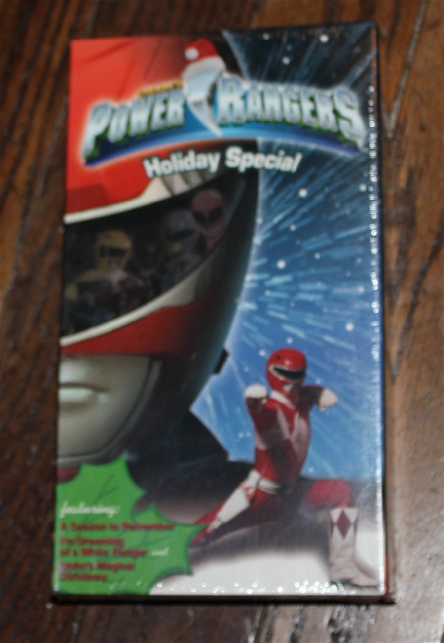 Power Rangers Holiday Special vhs SEALED NEW FREE SHIPPING