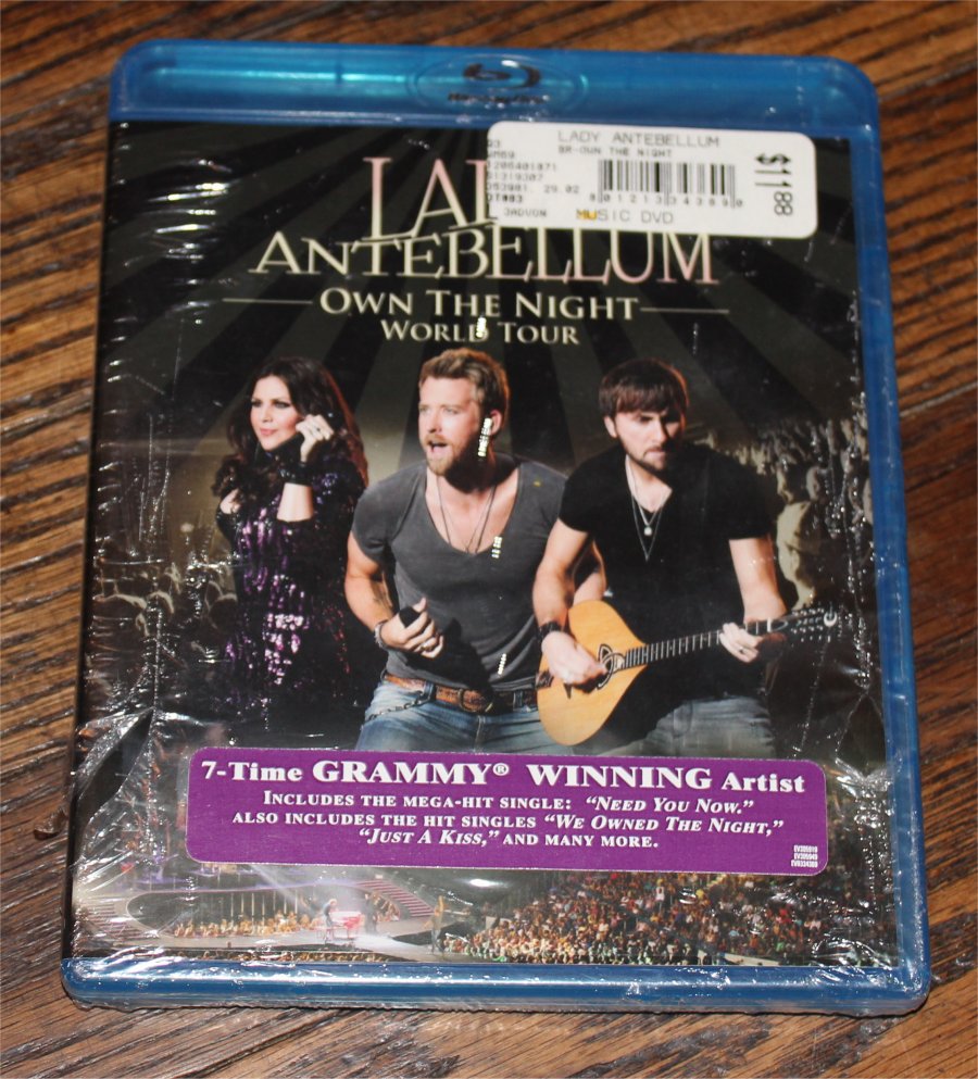 Lady Antebellum: Own The Night 2012 World Tour (Blu-ray Disc, 2012)