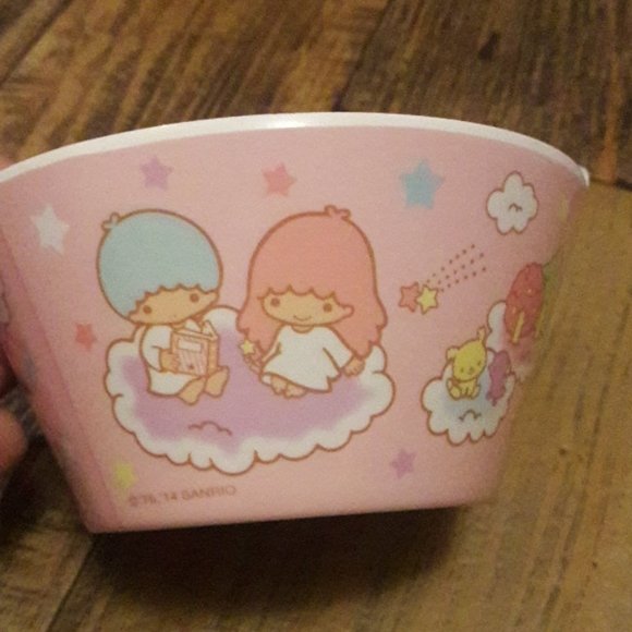 Sanrio The Little Twins Bowl Kawaii Kitchen Cereal Fruit Bowl