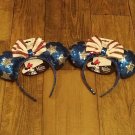 NWT NEW 4th of July Minnie mouse ears Sequin Disney World Bundle