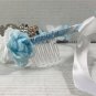 Disney Store London Cinderella rhinestone tiara with blue ribbon