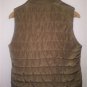 Michael Kors Puffer Vest Olive green/goldish color Size Medium
