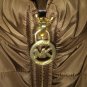 Michael Kors Puffer Vest Olive green/goldish color Size Medium