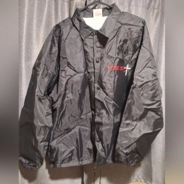 Vintage Ozzy Osbourne Tour Crew Rain Coat Jacket Windbreaker