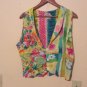 Vintage Jams World Eclectic Wild Bright Print Vest Top