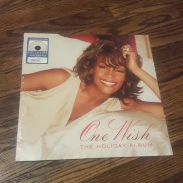 Whitney Houston One Wish The Holiday Album Snowy white Vinyl Record SEALED New XMas