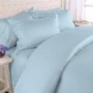 Calif King  1500 thread count egyptian Cotton Bed sheet set Light Blue