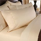 New 1500tc Egyptian Cotton Calif King Sheet Sets Ivory Savannah Luxury