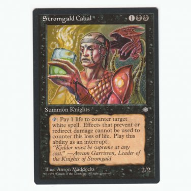 Stromgald Cabal NM Ice Age Magic The Gathering MTG