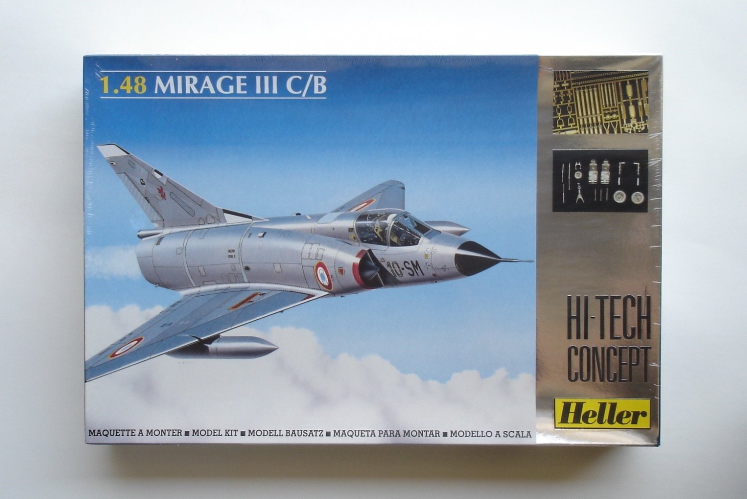 Heller Mirage III C/B Hi-Tech Concept 80540 1/48 Scale NEW