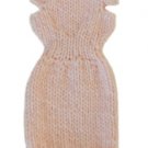 Barbie Doll Knit Light Pink Off Shoulder Sweater Dress