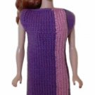 Silkstone Barbie Doll Knit Colorblock Shift Sweater Dress