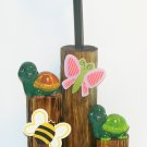 Turtle Solar Light Post
