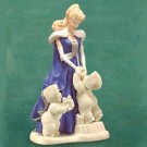 Snowbabies UNDER THE MIDNIGHT MOON WITH BARBIE, New in box