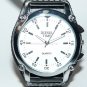 NEW STYLE MINUTE ANALOG WATCH - WHITE DIAL
