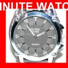 NEW STYLE MINUTE ANALOG WATCH - BLACK DIAL